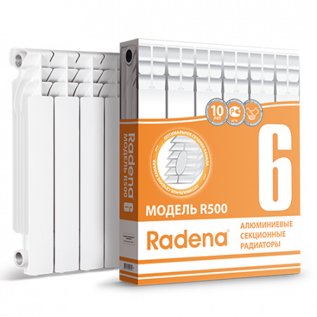 Радиатор алюминиевый RADENA R500/85