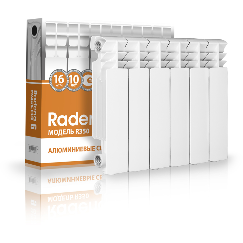 Купить Радиатор алюминиевый RADENA R350/85 Купить Радиатор алюминиевый RADENA R350/85